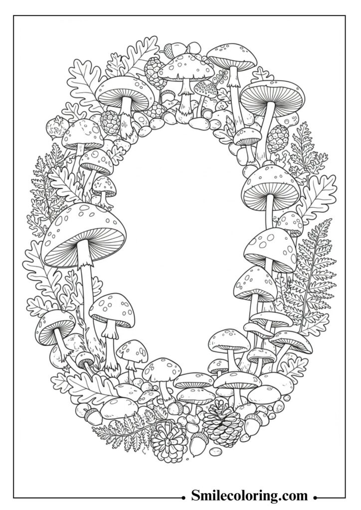 Autumn Wreath Mandala