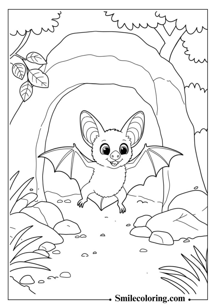Baby Bat Learning to Fly
