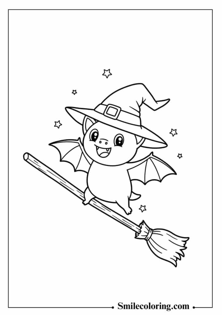 Bat and Witch Hat