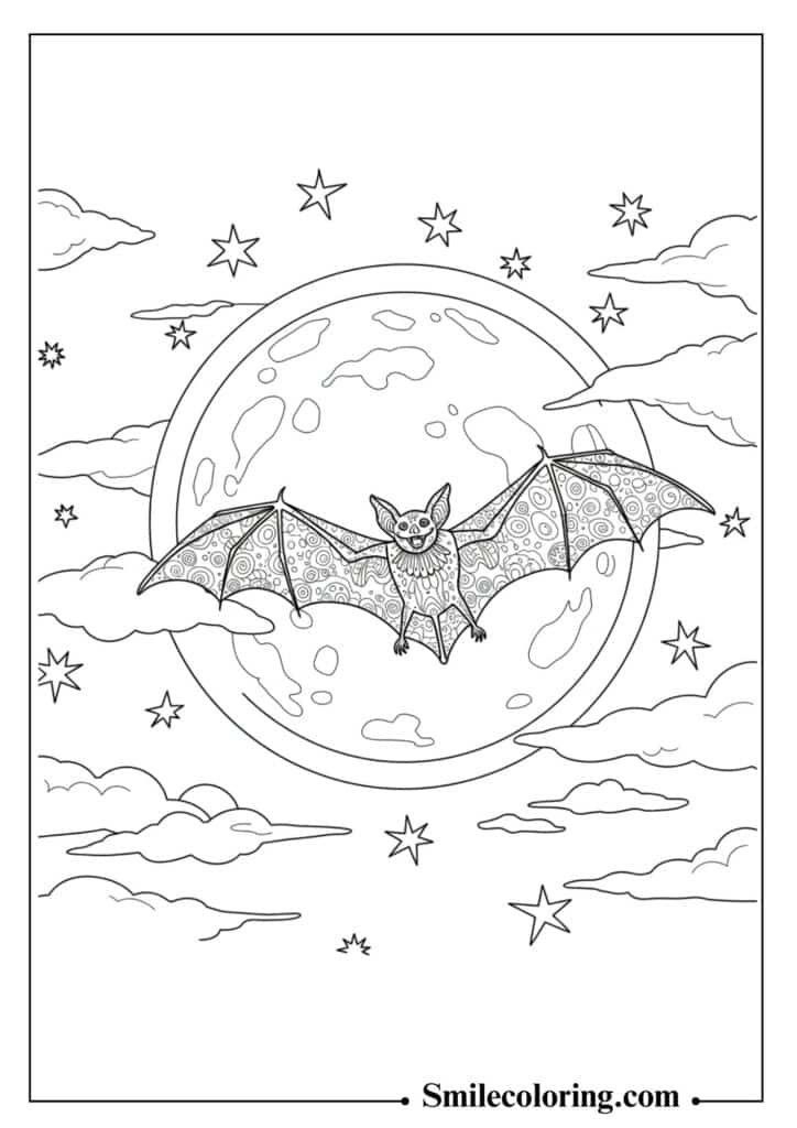 Bat in the Moonlight
