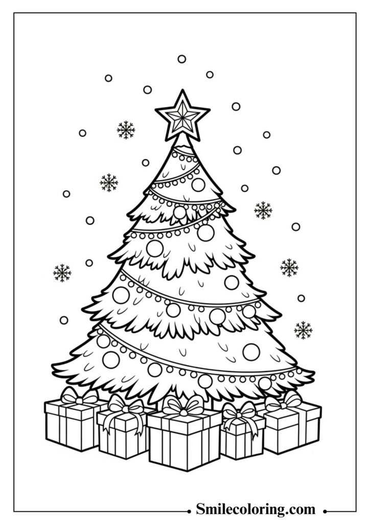 Christmas Tree Scene