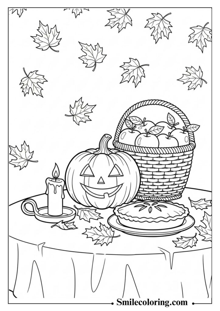 Cozy Thanksgiving Still Life