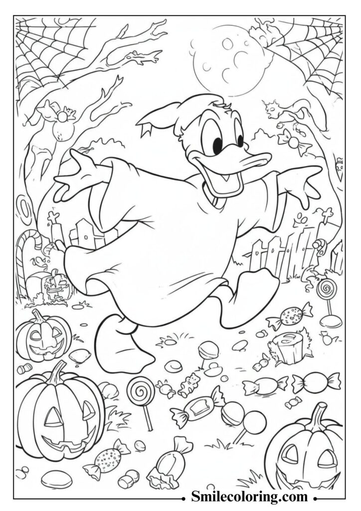 Donald Duck’s Spooky Night