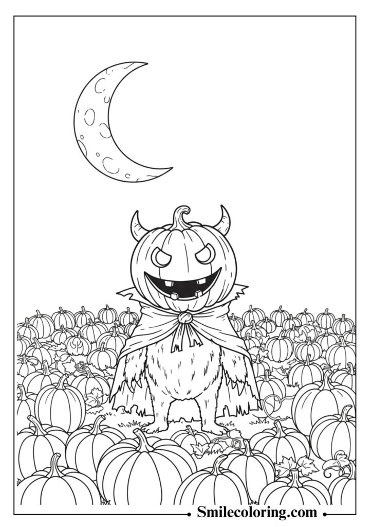 Friendly Pumpkin Monster