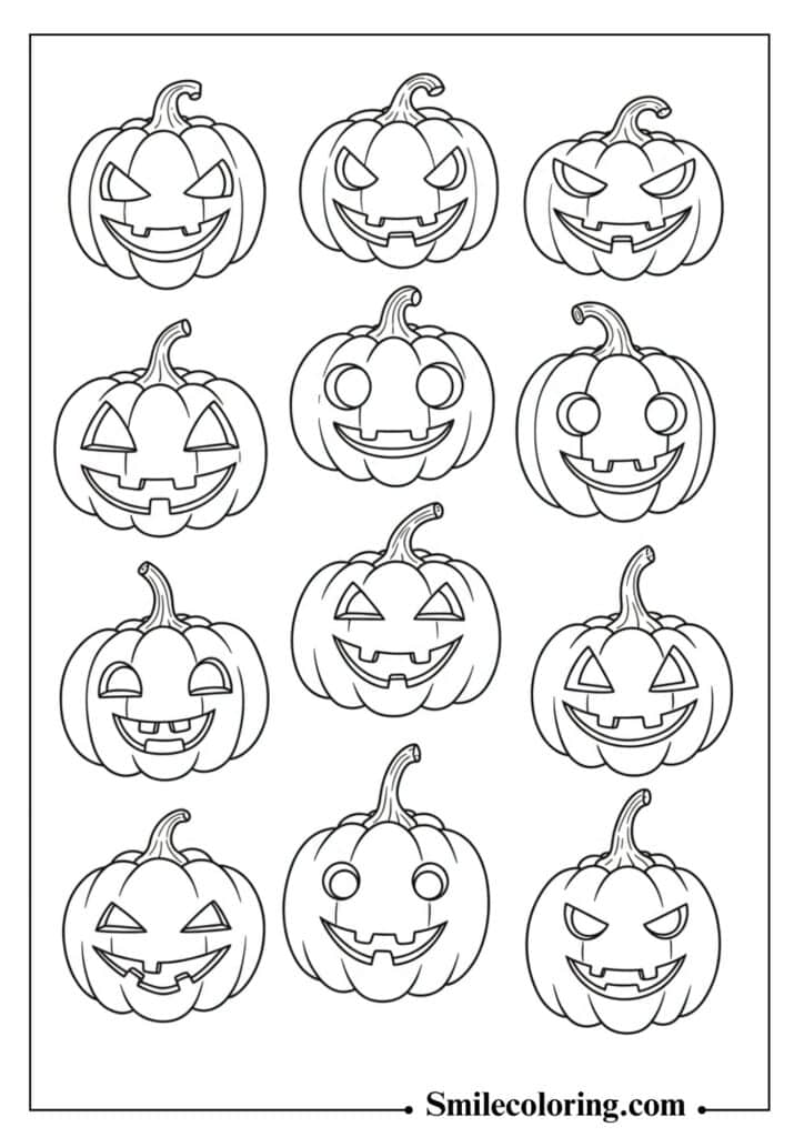 Funny Pumpkin Expressions