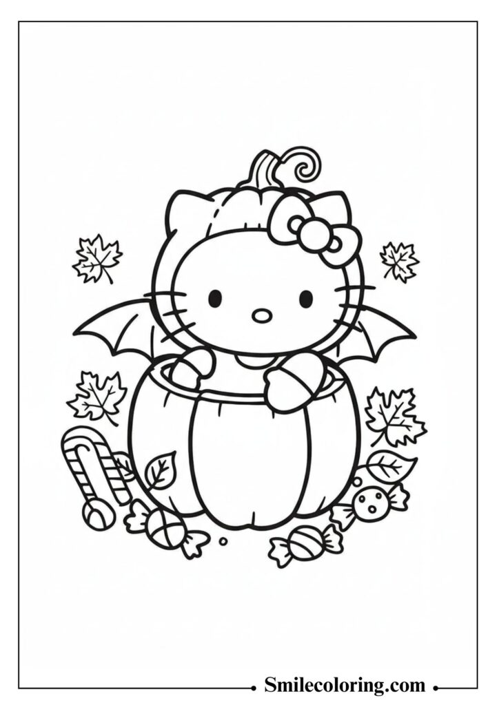 Hello Kitty Pumpkin Costume