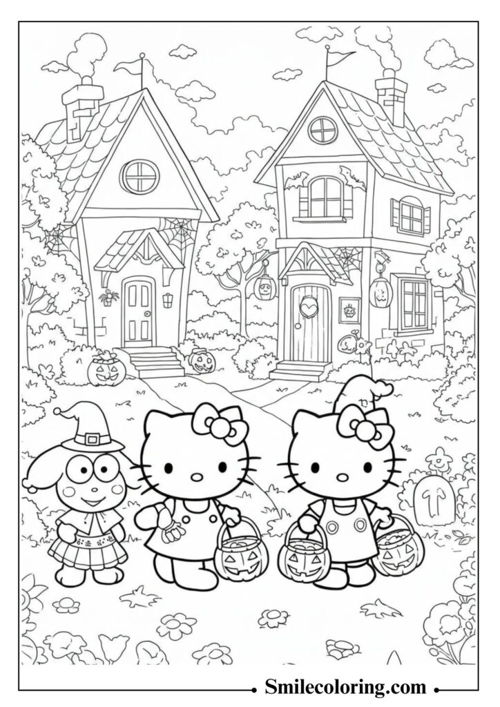 Hello Kitty and Friends Trick-or-Treating