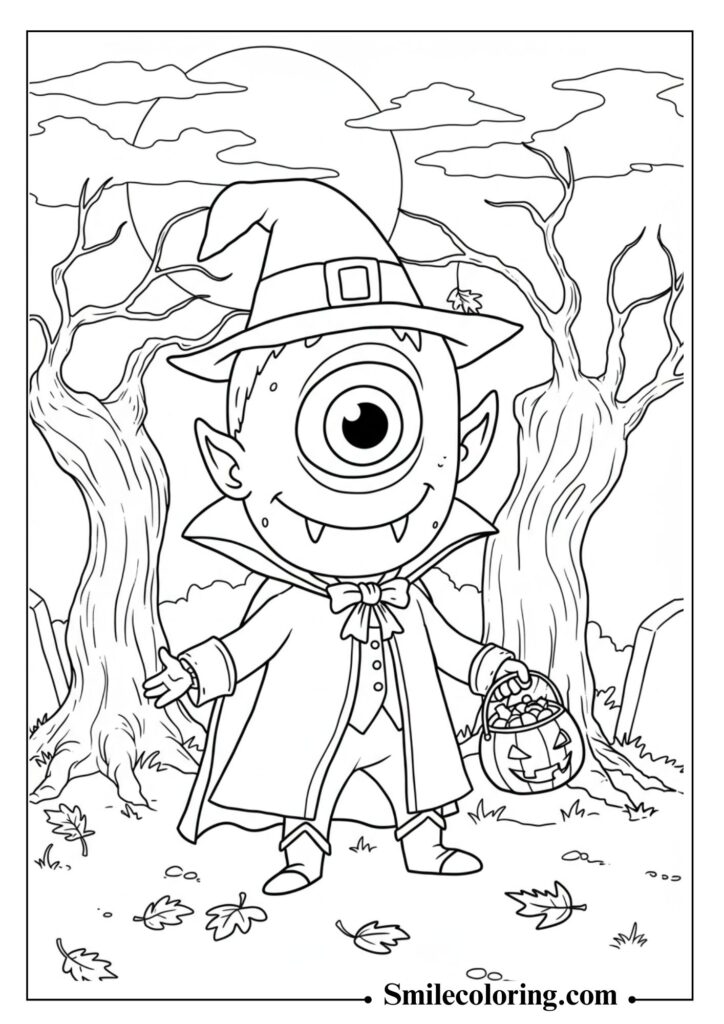 One-Eyed Cyclops Monster Trick-or-Treating