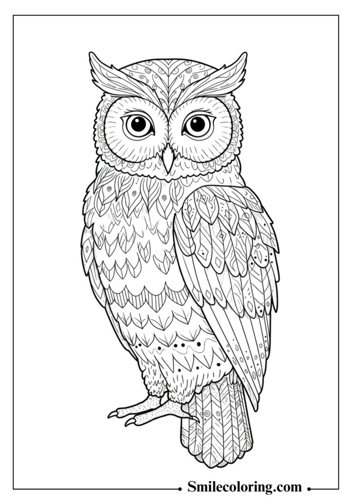 Patterned Owl