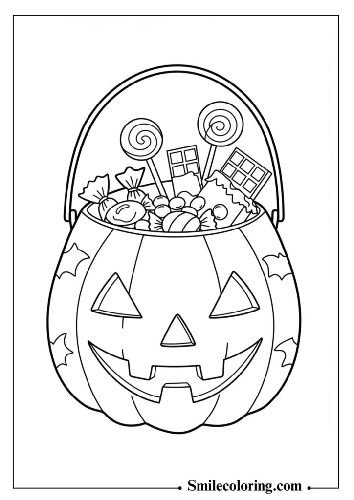 Pumpkin with Candy