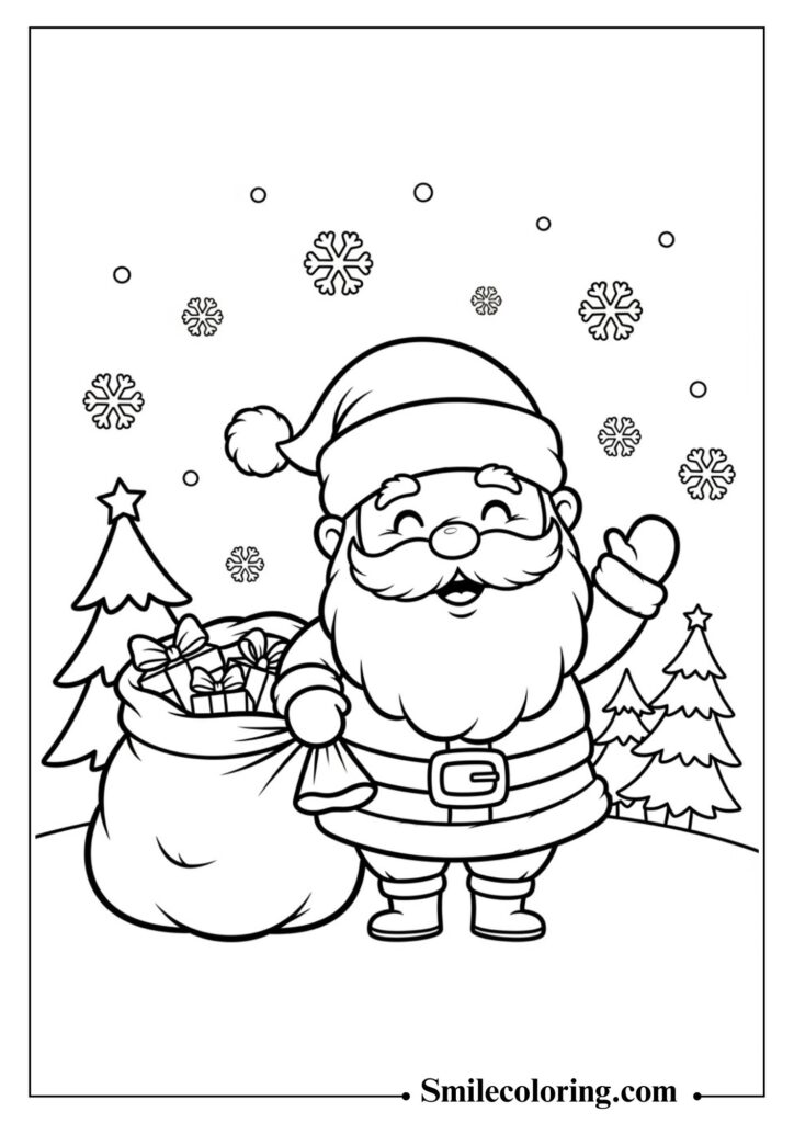 Santa Claus Coloring Page