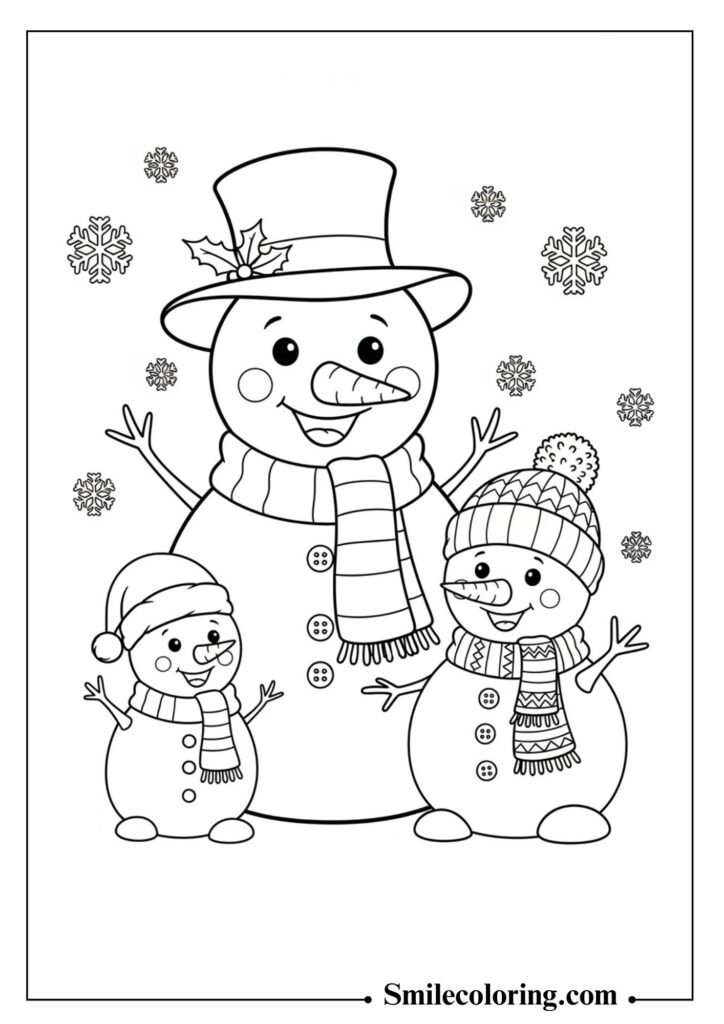 Snowman Family