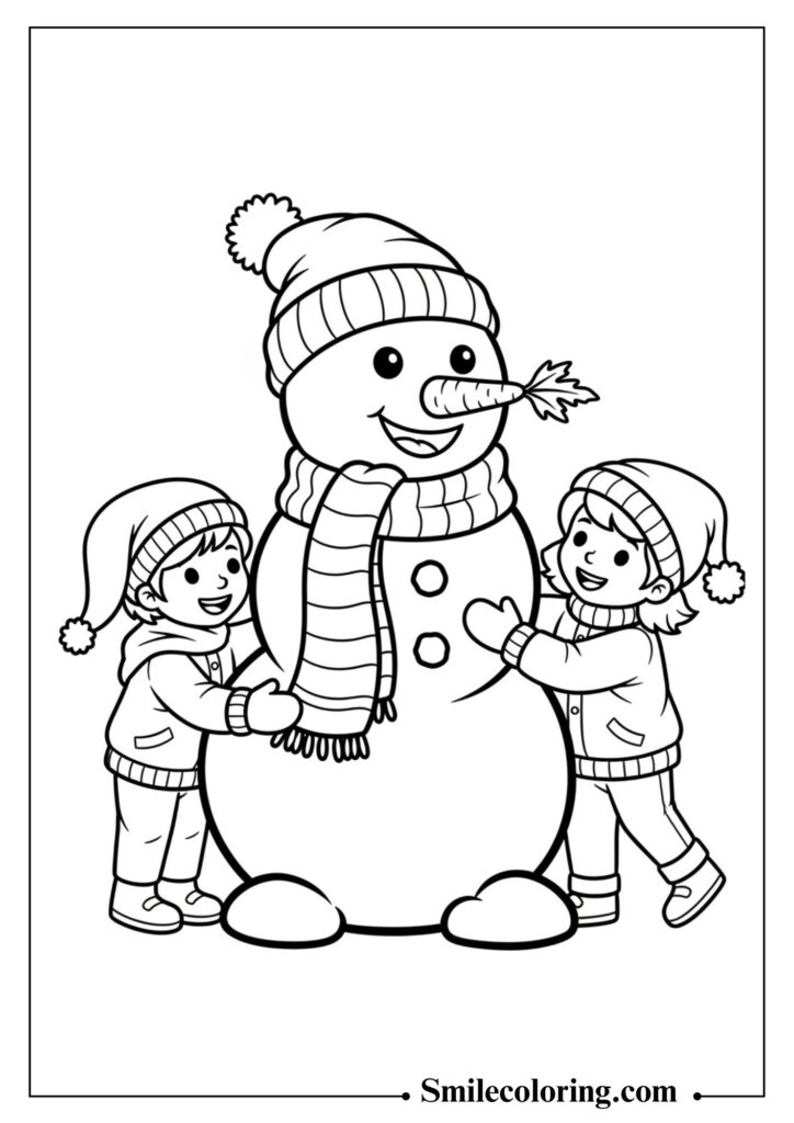 Snowman with Kids