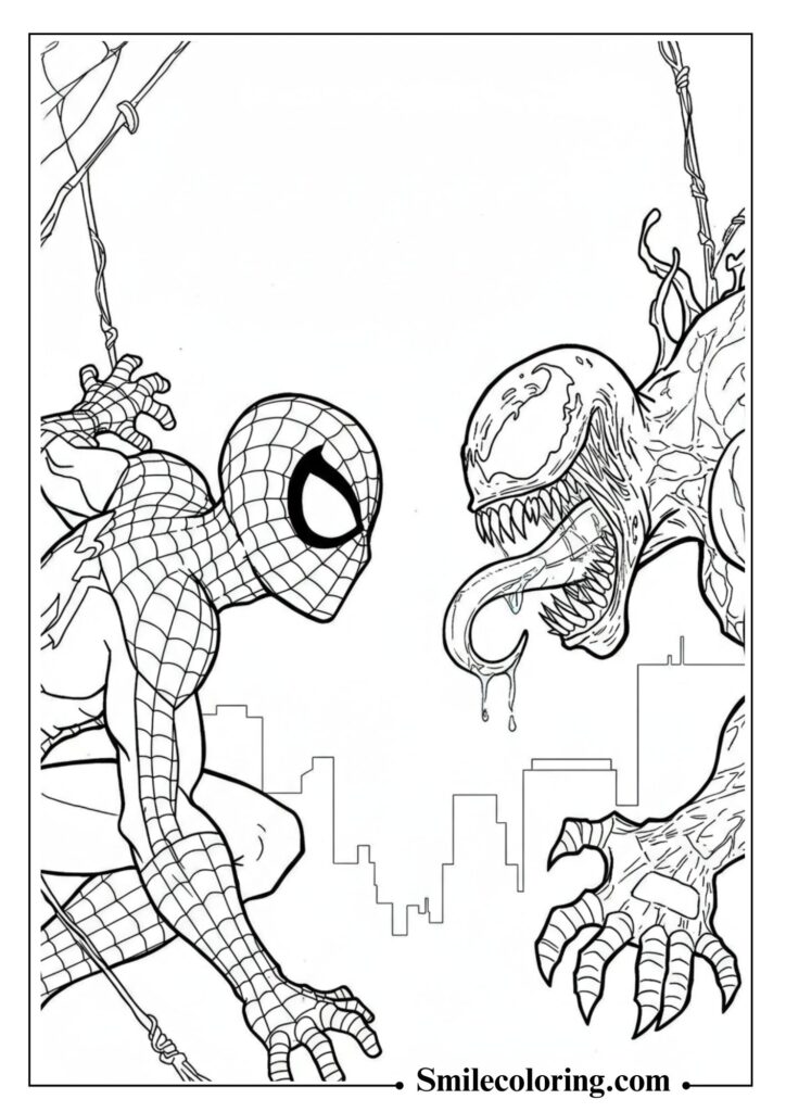 Spider-Man vs. Venom Face-Off