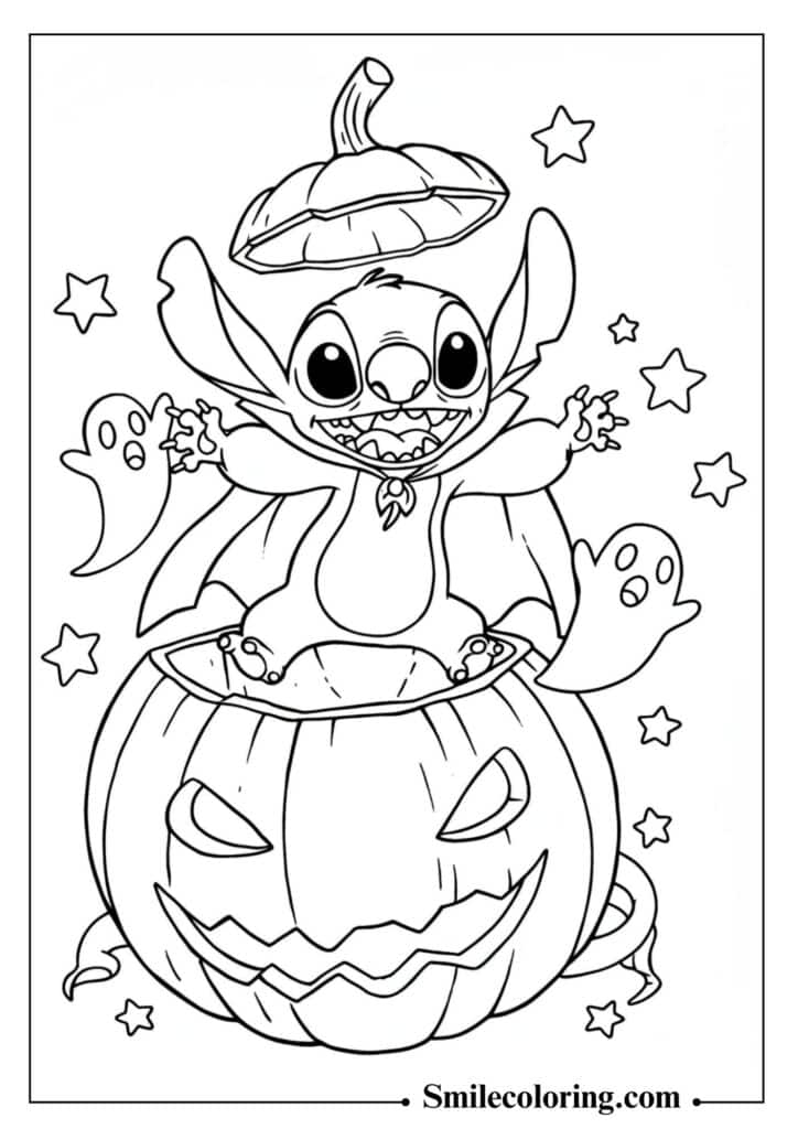Stitch Halloween Mischief