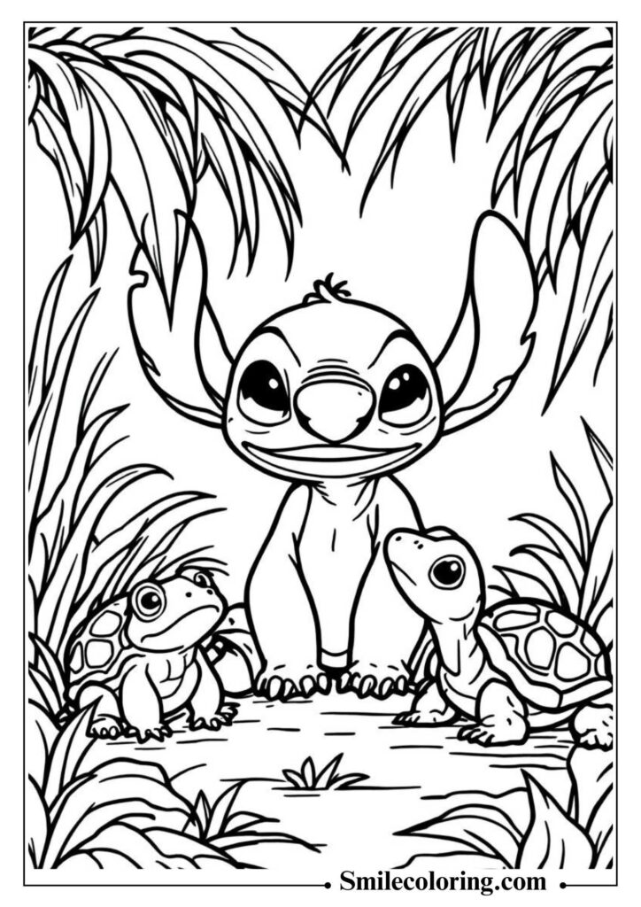 Stitch with Hawaiian Friends