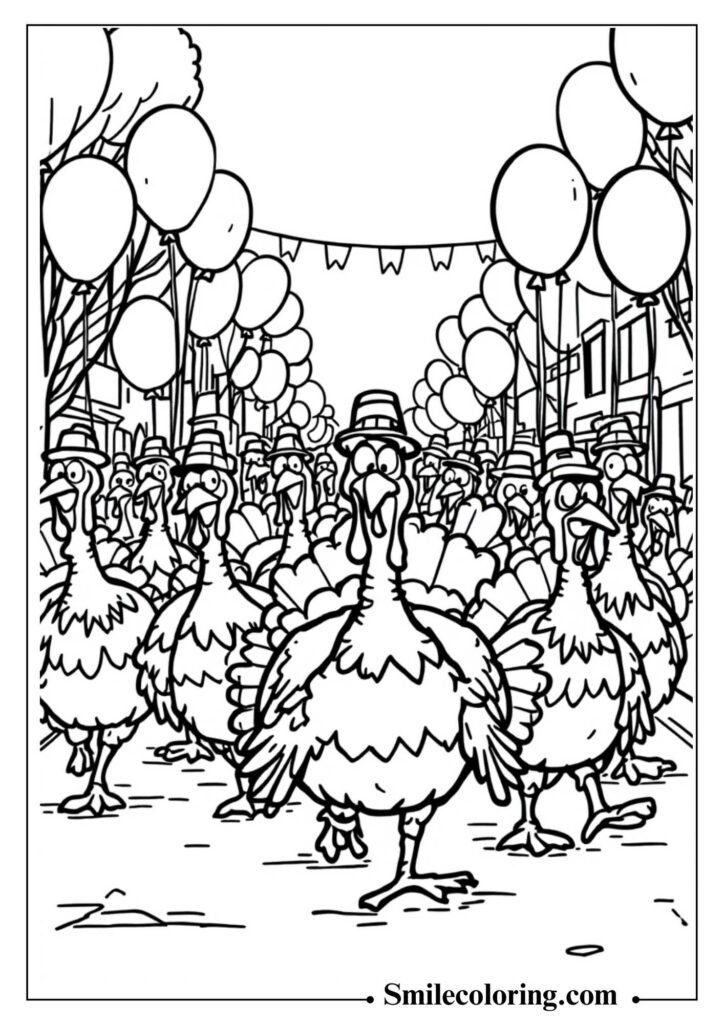 Turkey Parade Scene