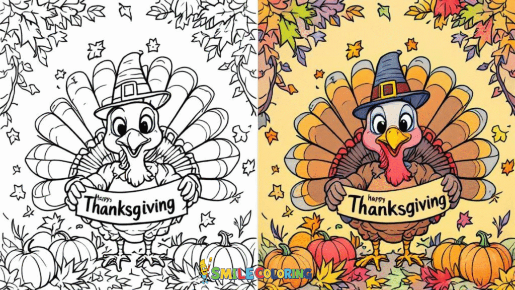 Turkey coloring pages