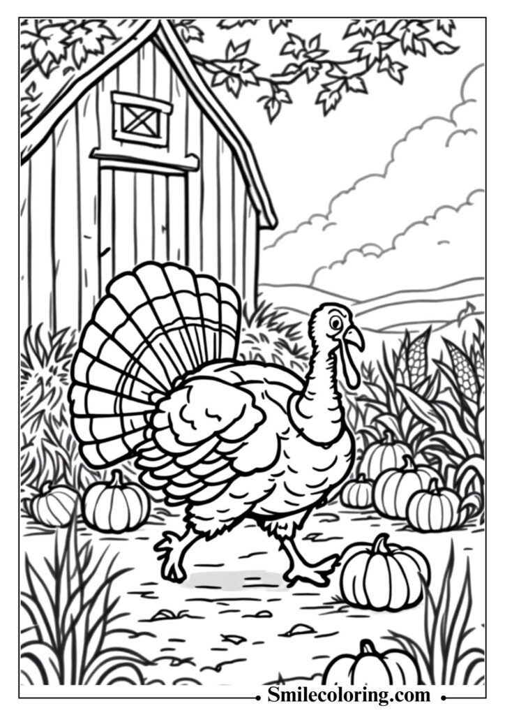 Turkey on a Farm