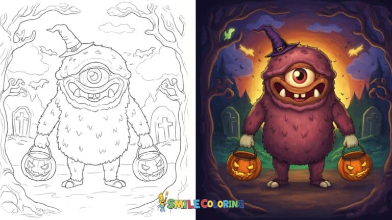 monster coloring pages