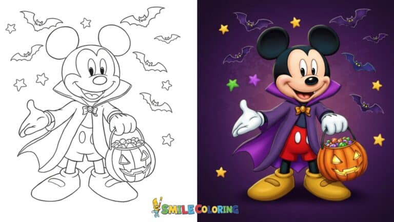 disney halloween coloring pages