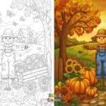 fall coloring pages
