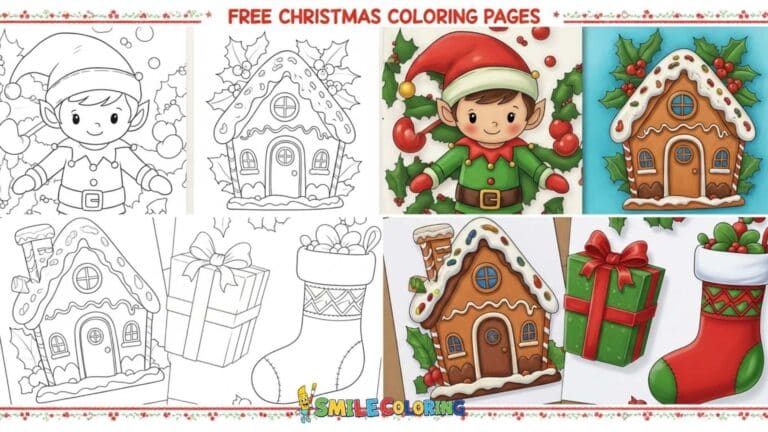 free christmas coloring pages