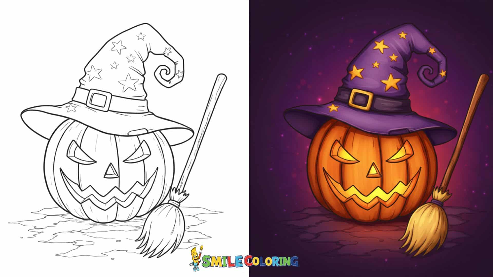 Jack O'Lantern coloring pages