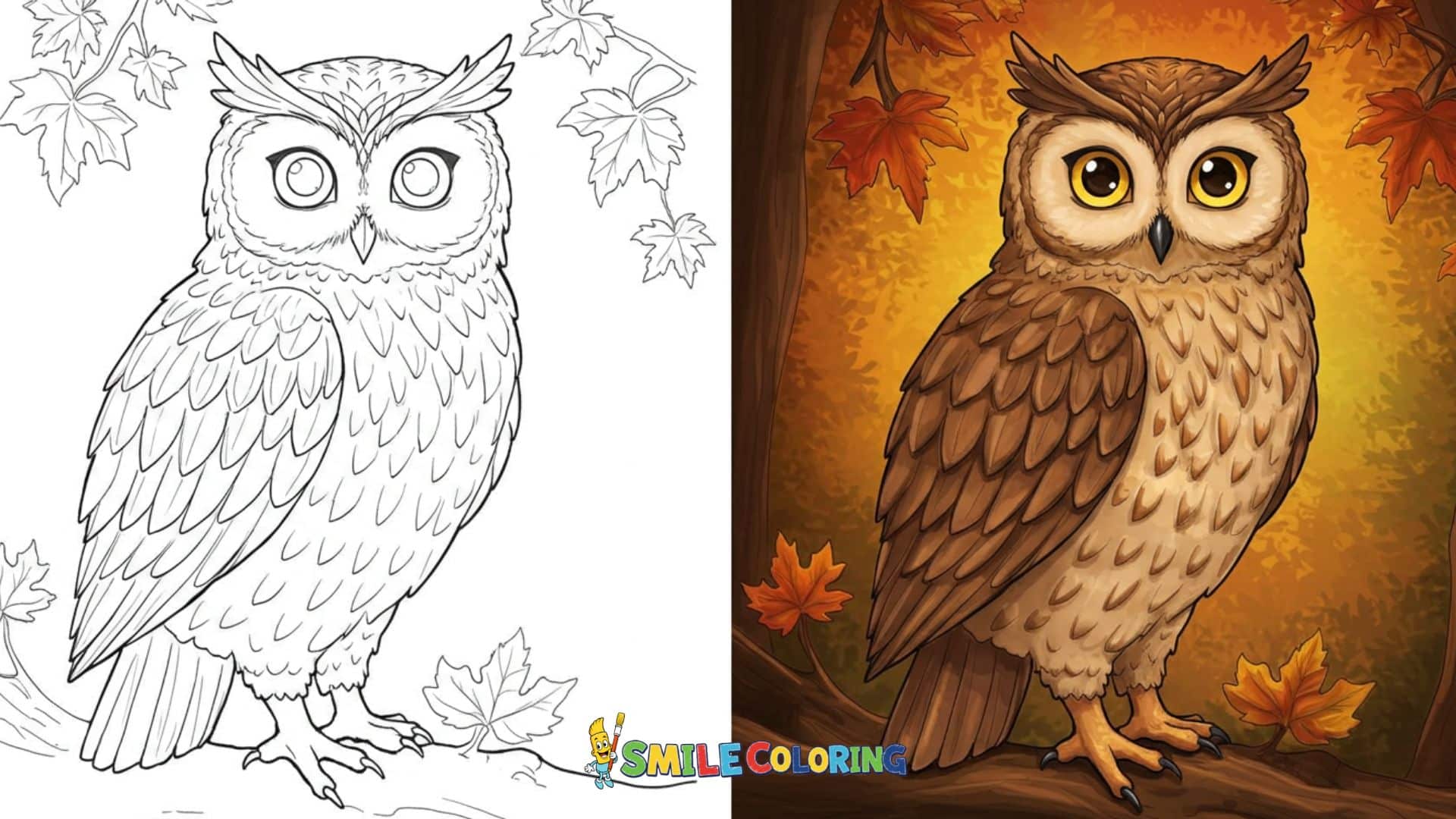 owl coloring pages