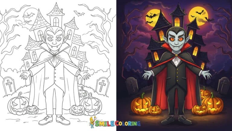 vampire coloring pages