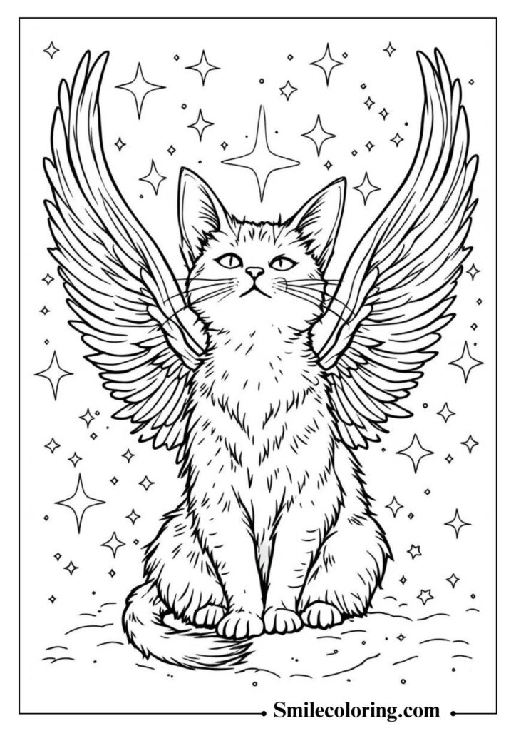 Fantasy Angel Cat