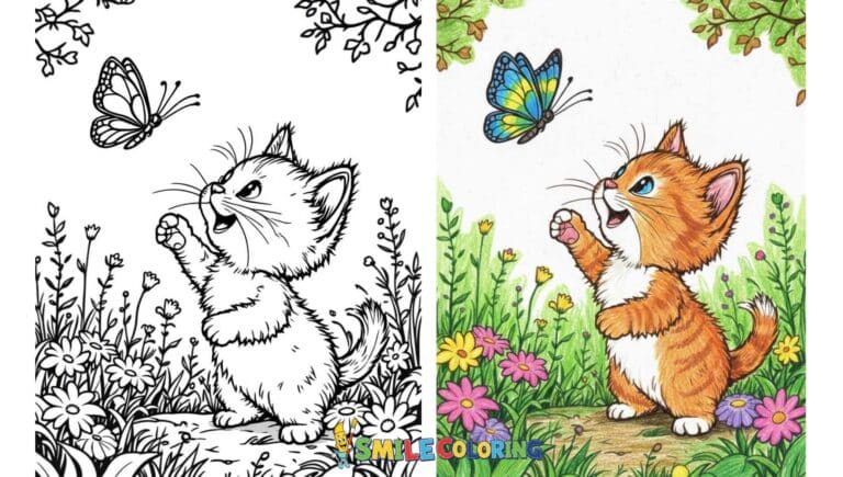 cat coloring pages